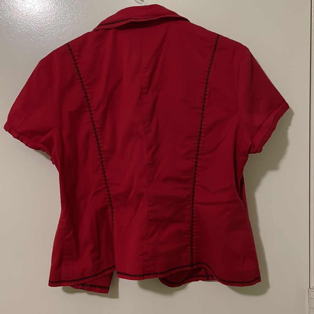 red button up - Picture 2 of 2